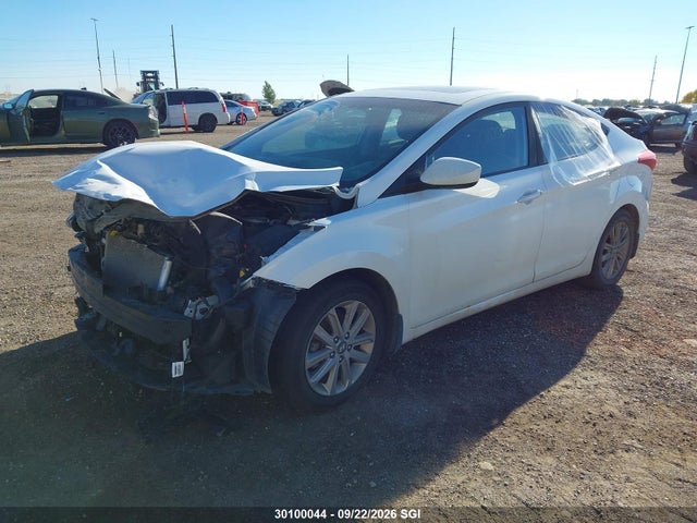30100044 :رقم المزاد ، 5NPDH4AE3EH466477 vin ، 2014 Hyundai Elantra Se/sport/limited مزاد بيع