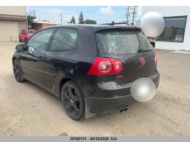 30100151 :رقم المزاد ، WVWFV71K38W259837 vin ، 2008 Volkswagen Gti مزاد بيع