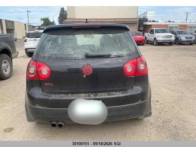 30100151 :رقم المزاد ، WVWFV71K38W259837 vin ، 2008 Volkswagen Gti مزاد بيع