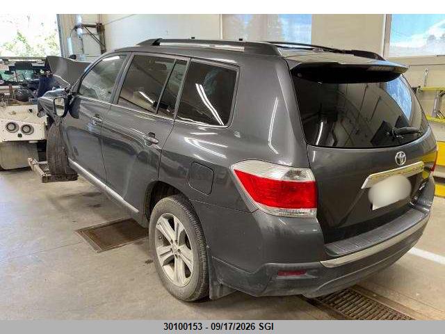 Продажа на аукционе авто 2013 Toyota Highlander Plus/se, vin: 5TDBK3EH6DS206591, номер лота: 30100153