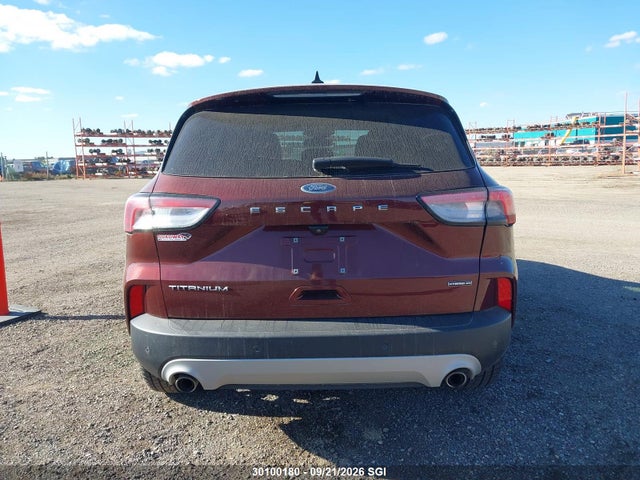 30100180 :رقم المزاد ، 1FMCU9DZ9MUA41168 vin ، 2021 Ford Escape Titanium مزاد بيع