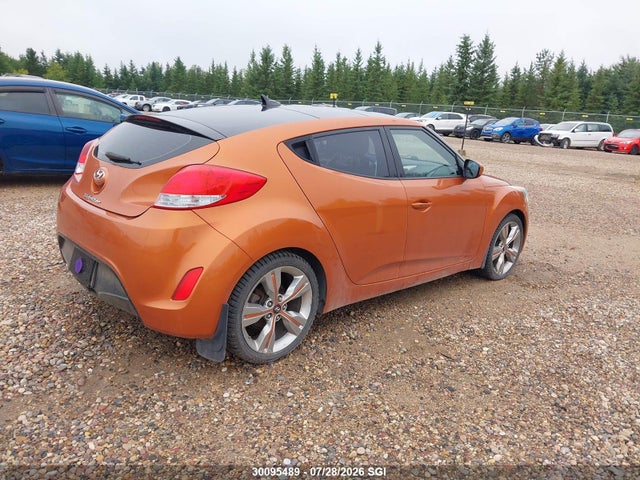 2012 Hyundai Veloster Tech მანქანა იყიდება აუქციონზე, vin: KMHTC6AD7CU082911, აუქციონის ნომერი: 30095489