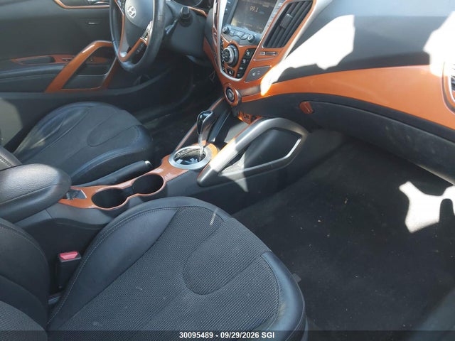 2012 Hyundai Veloster Tech მანქანა იყიდება აუქციონზე, vin: KMHTC6AD7CU082911, აუქციონის ნომერი: 30095489
