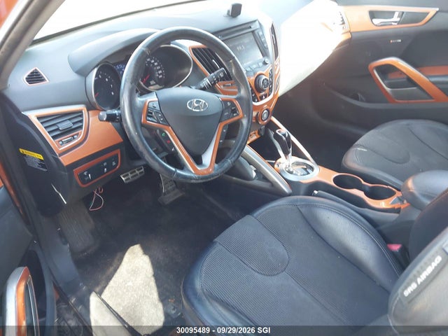 2012 Hyundai Veloster Tech მანქანა იყიდება აუქციონზე, vin: KMHTC6AD7CU082911, აუქციონის ნომერი: 30095489