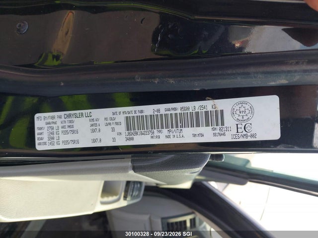 Aukcja sprzedaży 2008 Jeep Liberty Sport, vin: 1J8GN28K18W223750, numer aukcji: 30100328