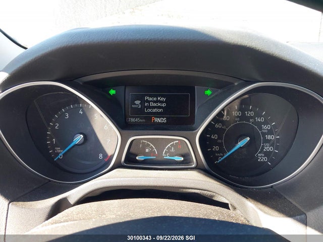 30100343 :رقم المزاد ، 1FADP3J21GL317220 vin ، 2016 Ford Focus Titanium مزاد بيع