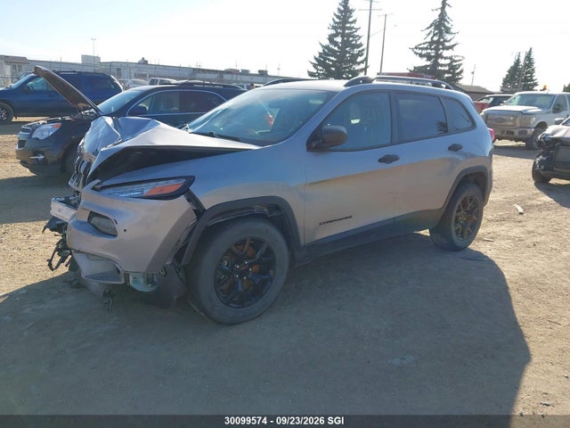 2016 Jeep Cherokee Sport მანქანა იყიდება აუქციონზე, vin: 1C4PJMAS3GW298697, აუქციონის ნომერი: 30099574