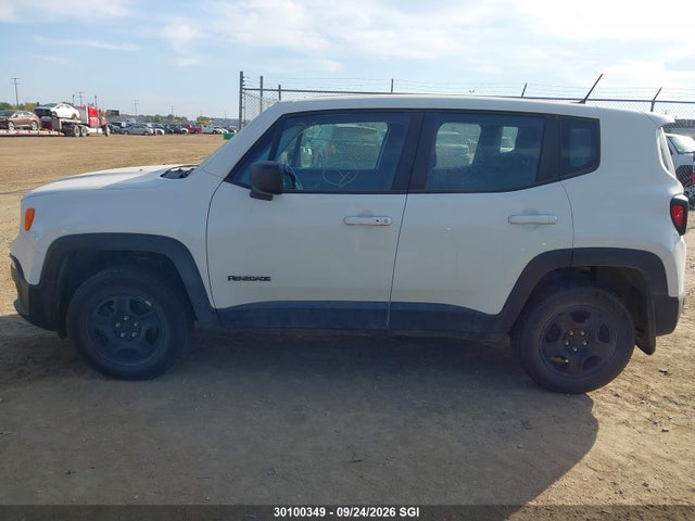 Продаж на аукціоні авто 2016 Jeep Renegade Sport, vin: ZACCJBAT1GPE24760, номер лоту: 30100349