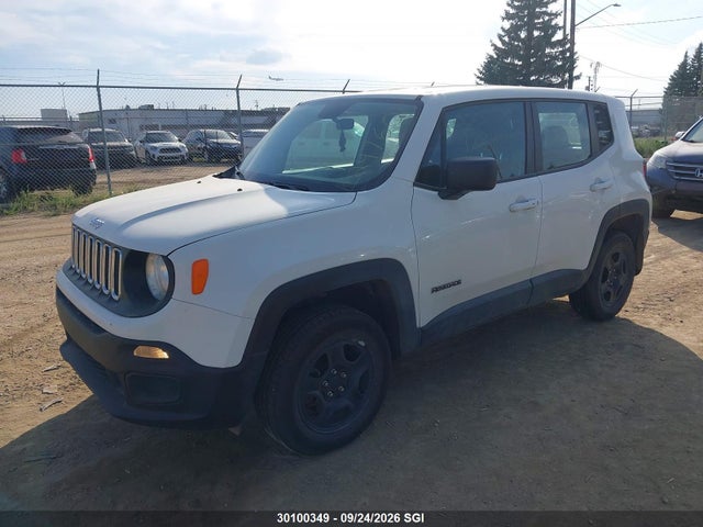 Продаж на аукціоні авто 2016 Jeep Renegade Sport, vin: ZACCJBAT1GPE24760, номер лоту: 30100349