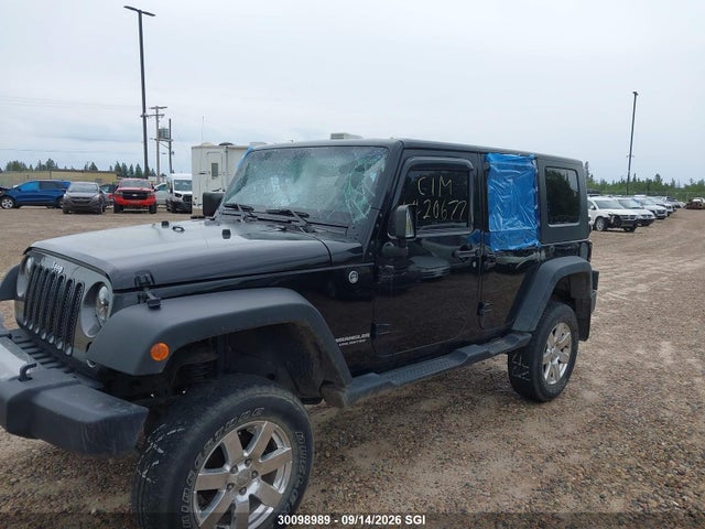 30098989 :رقم المزاد ، 1J4BA3H15AL198749 vin ، 2010 Jeep Wrangler Unlimited Sport مزاد بيع