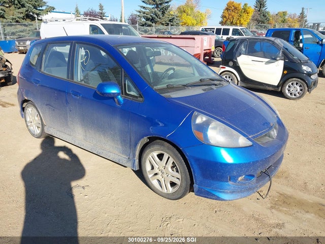 2007 Honda Fit S მანქანა იყიდება აუქციონზე, vin: JHMGD376X7S817438, აუქციონის ნომერი: 30100276