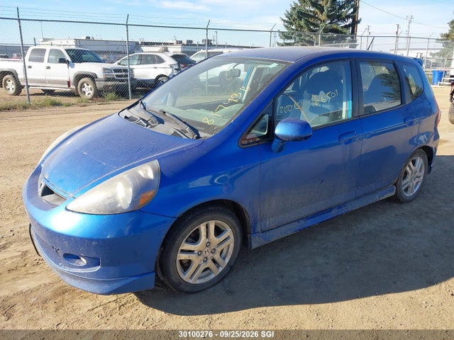 2007 Honda Fit S მანქანა იყიდება აუქციონზე, vin: JHMGD376X7S817438, აუქციონის ნომერი: 30100276