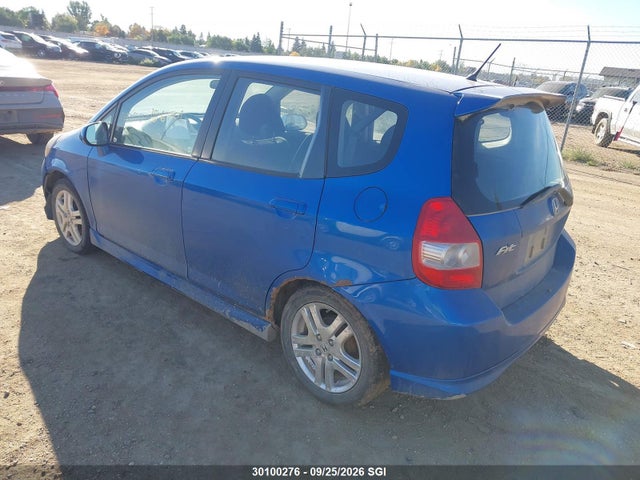 2007 Honda Fit S მანქანა იყიდება აუქციონზე, vin: JHMGD376X7S817438, აუქციონის ნომერი: 30100276