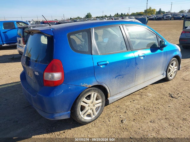 2007 Honda Fit S მანქანა იყიდება აუქციონზე, vin: JHMGD376X7S817438, აუქციონის ნომერი: 30100276