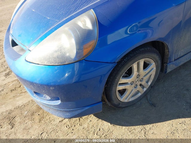 2007 Honda Fit S მანქანა იყიდება აუქციონზე, vin: JHMGD376X7S817438, აუქციონის ნომერი: 30100276