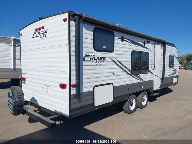 Продажа на аукционе авто 2017 Forest River Inc. Salem Cruise Lite, vin: 4X4TSMB22HT111053, номер лота: 30098159