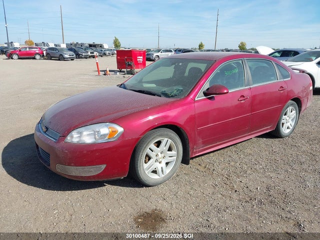 Auction sale of the 2011 Chevrolet Impala Lt, vin: 2G1WB5EK1B1199572, lot number: 30100487