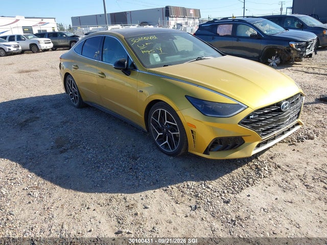 2021 Hyundai Sonata N Line მანქანა იყიდება აუქციონზე, vin: 5NPEK4JC4MH112423, აუქციონის ნომერი: 30100481