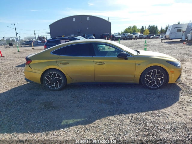 2021 Hyundai Sonata N Line მანქანა იყიდება აუქციონზე, vin: 5NPEK4JC4MH112423, აუქციონის ნომერი: 30100481