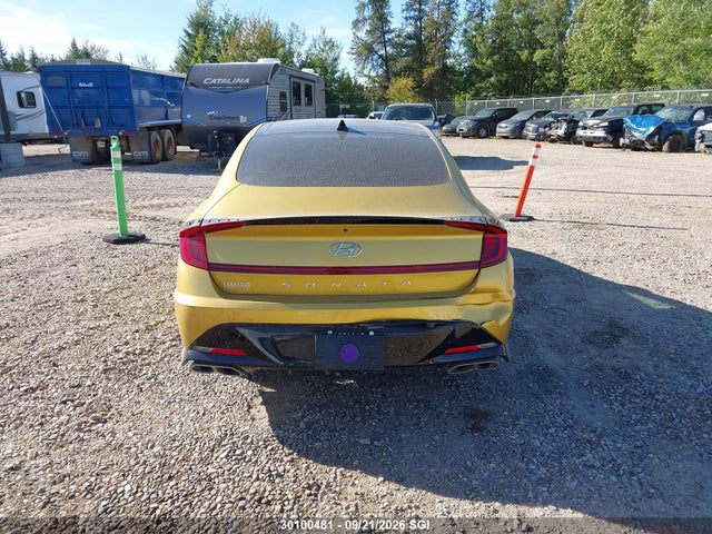 2021 Hyundai Sonata N Line მანქანა იყიდება აუქციონზე, vin: 5NPEK4JC4MH112423, აუქციონის ნომერი: 30100481