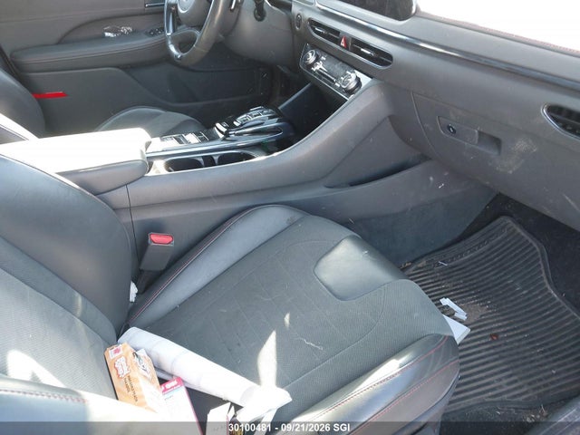 2021 Hyundai Sonata N Line მანქანა იყიდება აუქციონზე, vin: 5NPEK4JC4MH112423, აუქციონის ნომერი: 30100481