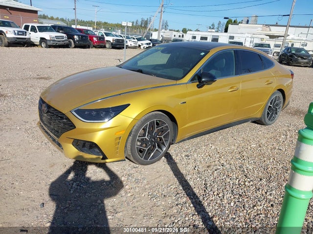 2021 Hyundai Sonata N Line მანქანა იყიდება აუქციონზე, vin: 5NPEK4JC4MH112423, აუქციონის ნომერი: 30100481