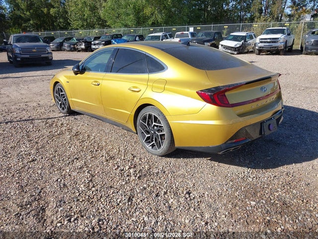 2021 Hyundai Sonata N Line მანქანა იყიდება აუქციონზე, vin: 5NPEK4JC4MH112423, აუქციონის ნომერი: 30100481