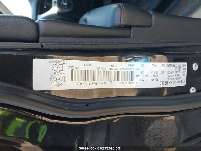Aukcja sprzedaży 2016 Jeep Cherokee Trailhawk, vin: 1C4PJMBS4GW338459, numer aukcji: 30099486