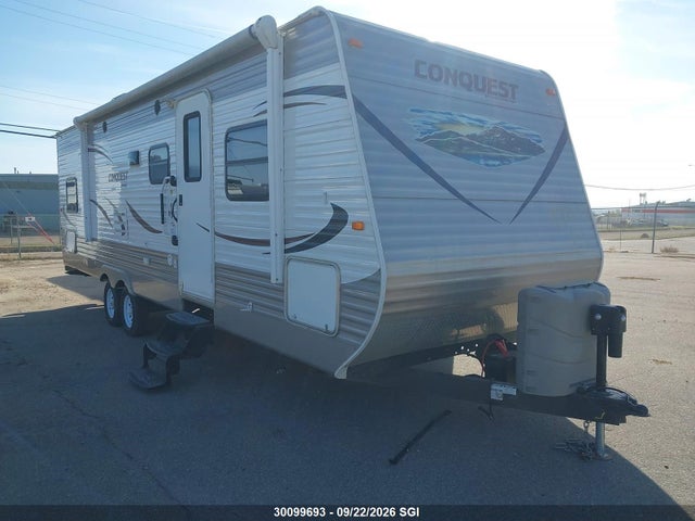 2013 Gulf Stream Trailer 279qbl Conquest მანქანა იყიდება აუქციონზე, vin: 1NL1GTM2XD1109959, აუქციონის ნომერი: 30099693