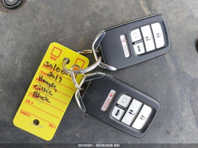 Aukcja sprzedaży 2019 Honda Civic Ex, vin: 2HGFC2F71KH039505, numer aukcji: 30100561