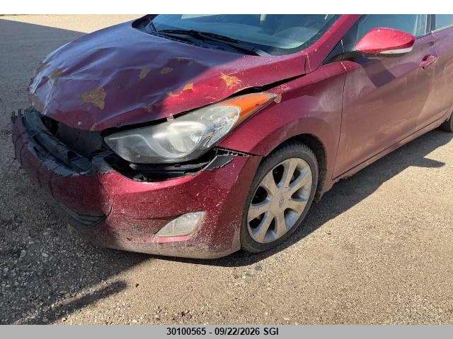 Продаж на аукціоні авто 2011 Hyundai Elantra Gls/limited, vin: 5NPDH4AE9BH012696, номер лоту: 30100565