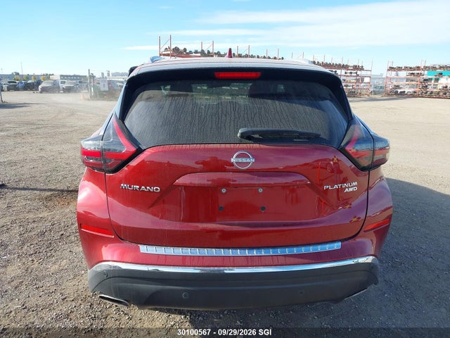 Продажа на аукционе авто 2024 Nissan Murano Platinum, vin: 5N1AZ2DS4RC115676, номер лота: 30100567