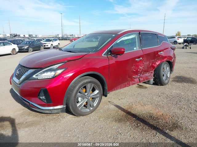 Продажа на аукционе авто 2024 Nissan Murano Platinum, vin: 5N1AZ2DS4RC115676, номер лота: 30100567