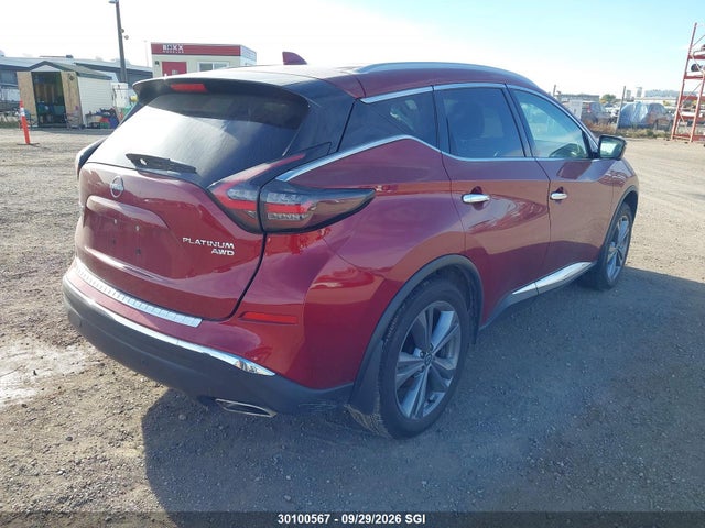 Продажа на аукционе авто 2024 Nissan Murano Platinum, vin: 5N1AZ2DS4RC115676, номер лота: 30100567