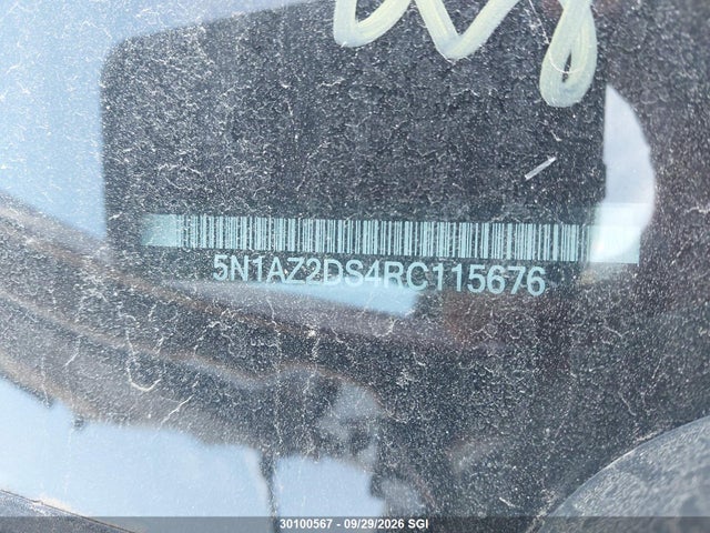 Продажа на аукционе авто 2024 Nissan Murano Platinum, vin: 5N1AZ2DS4RC115676, номер лота: 30100567