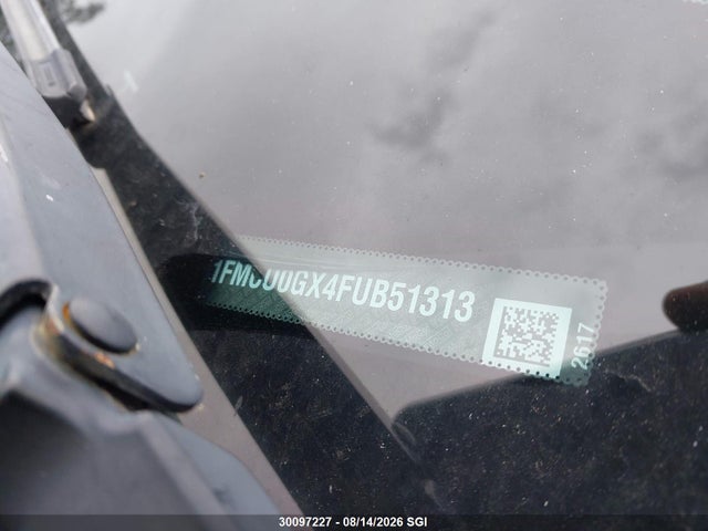 30097227 :رقم المزاد ، 1FMCU0GX4FUB51313 vin ، 2015 Ford Escape Se مزاد بيع