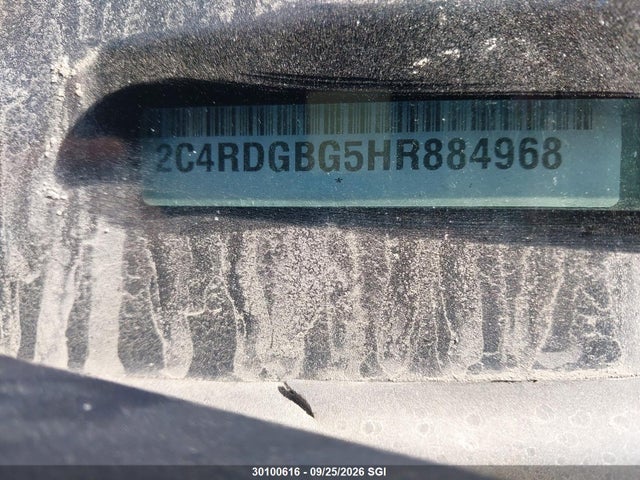 Aukcja sprzedaży 2017 Dodge Grand Caravan Se, vin: 2C4RDGBG5HR884968, numer aukcji: 30100616