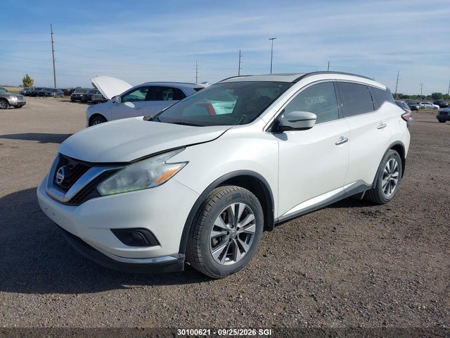 Aukcja sprzedaży 2016 Nissan Murano S/sl/sv/platinum, vin: 5N1AZ2MH9GN101035, numer aukcji: 30100621