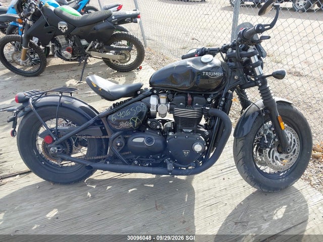 Продаж на аукціоні авто 2018 Triumph Motorcycle Bonneville Bobber Black, vin: SMTD53HL8JT874018, номер лоту: 30096048