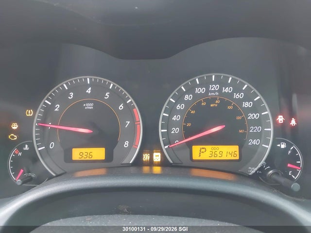 2009 Toyota Corolla Xrs მანქანა იყიდება აუქციონზე, vin: 2T1BE40E19C024503, აუქციონის ნომერი: 30100131