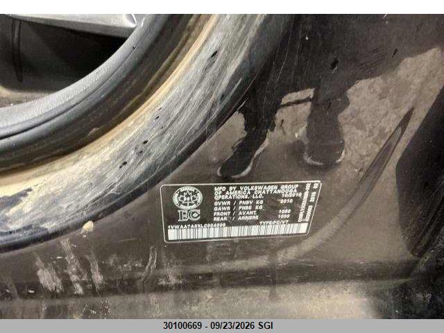 Aukcja sprzedaży 2020 Volkswagen Passat S, vin: 1VWAA7A3XLC004009, numer aukcji: 30100669