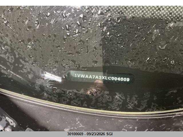 Aukcja sprzedaży 2020 Volkswagen Passat S, vin: 1VWAA7A3XLC004009, numer aukcji: 30100669