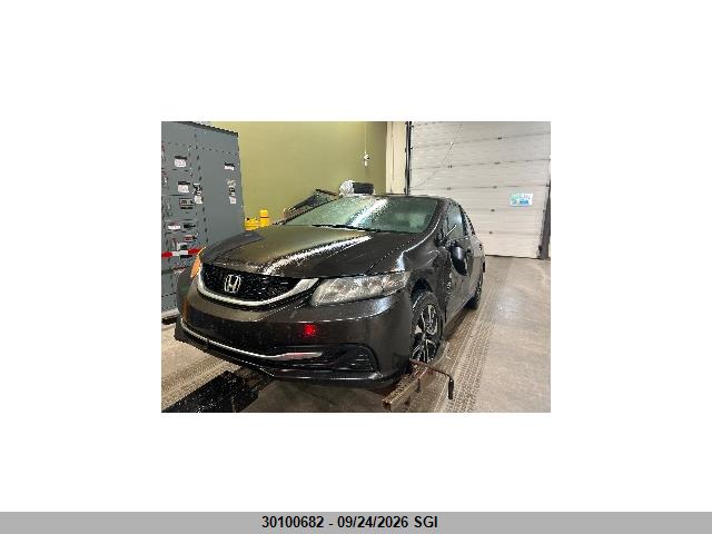 Honda Civic Lx 2014 2HGFB2F57EH009723 Image 2