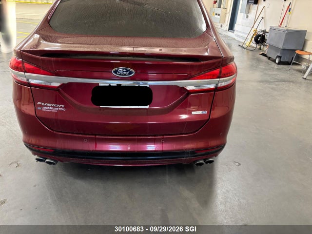 Продажа на аукционе авто 2017 Ford Fusion Sport, vin: 3FA6P0VP9HR197229, номер лота: 30100683