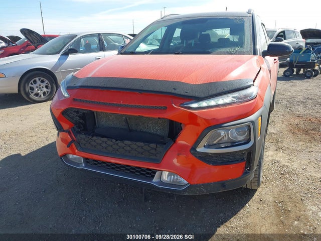 30100706 :رقم المزاد ، KM8K22AA6KU255796 vin ، 2019 Hyundai Kona Sel مزاد بيع