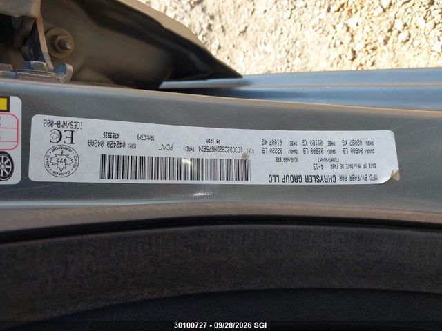 2013 Dodge Avenger Sxt მანქანა იყიდება აუქციონზე, vin: 1C3CDZCB2DN675624, აუქციონის ნომერი: 30100727