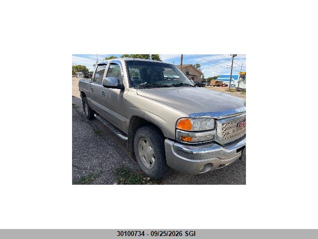 2005 Gmc New Sierra K1500 მანქანა იყიდება აუქციონზე, vin: 2GTEK13T451214867, აუქციონის ნომერი: 30100734
