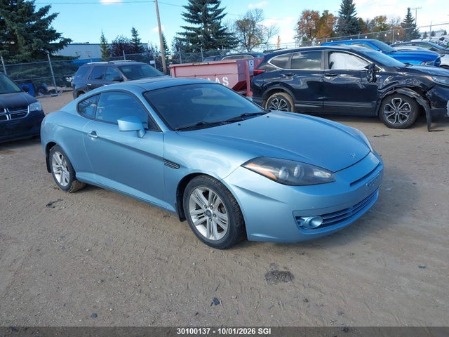 Продажа на аукционе авто 2007 Hyundai Tiburon Gs, vin: KMHHM65D37U258260, номер лота: 30100137