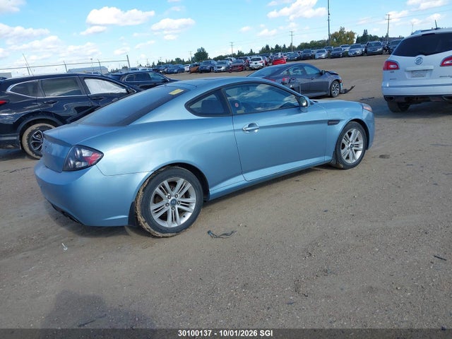 Продажа на аукционе авто 2007 Hyundai Tiburon Gs, vin: KMHHM65D37U258260, номер лота: 30100137