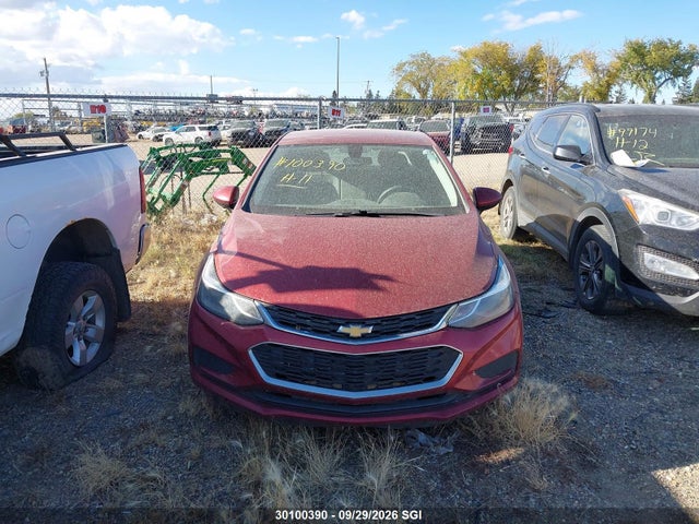 Продажа на аукционе авто 2017 Chevrolet Cruze Lt, vin: 3G1BE5SM4HS545008, номер лота: 30100390